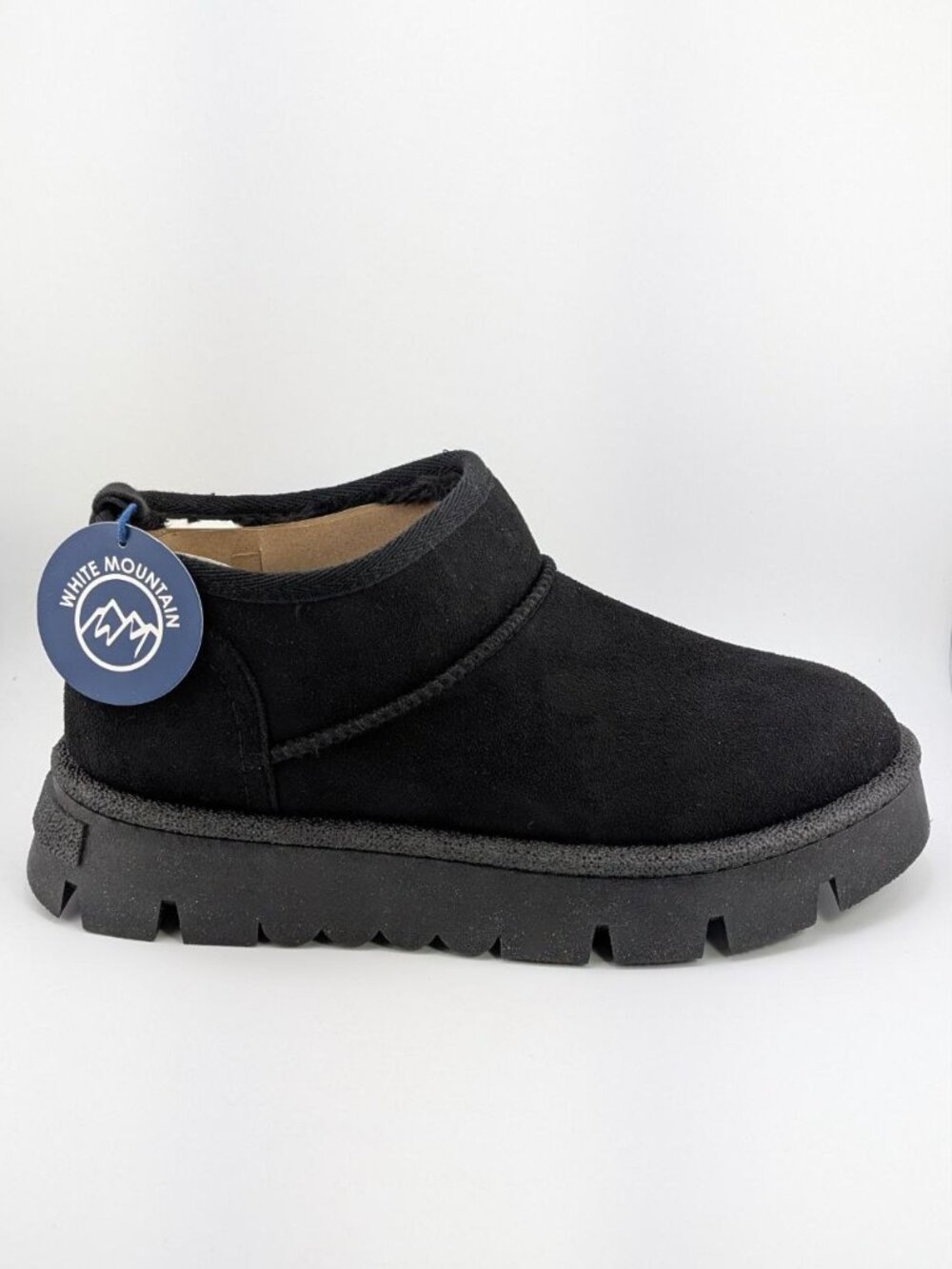 White Mountain Toree Mini Shaft Bootie Water & Stain Resistant Black US Size 8